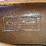 Mens COLE HAAN RESORT Tan Woven Leather Slip-On Loafers 10D