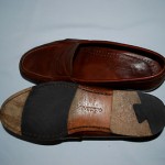 Mens Shoes COLE HAAN  Brown Oiled Leather Casual Slip On Penny Loafers Sz 11 D