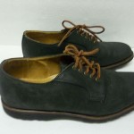 Cole Haan Men’s Size 9D Shoes Oxfords Suede Charcoal Comfort Quality