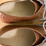 COLE HAAN Men’s Nike Air Blue Brown Leather Oxford Wingtip Dress Shoes Size 9 M