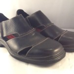 COLE HAAN – NIKE AIR Mens Black Leather Casual Shoes Size 8 M Medium