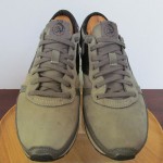 Mens sz 9.5 M gray leather Diesel 978 athletic sneakers tennis shoes