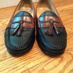 Men’s Cole Haan 9.5 D Loafers Black/Brown Tassel