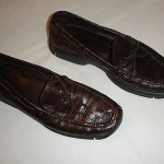 Cole Haan Embossed (Croc) Brown Shoes-Size 12 M