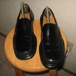 COLE HAAN NIKE AIR ‘Santa Barbara’ Gorgeous Blk Slipons/Loafers 8.5M  EXCELLENT!