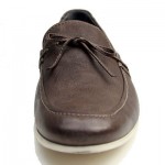$325 Hugo Boss ITALY Brown Loafers Dress Mens Shoes 11 44 Casual 11.5 44.5 NIB