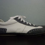 Men’s Boss by Hugo Boss Wing Tip Oxford Shoes Leather/Suede Sz 44 11 Grey/White