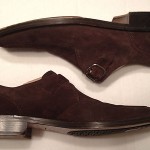 COLE HAAN Mens SUEDE LEATHER SHOE DRESS/CASUAL BUCKLE Sz.9M EUC