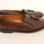 COLE HAAN Mens Brown Leather Tassle Loafers SHOES Size 9 D