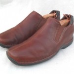 COLE HAAN MENS 12 M BROWN SLIP ON SHOES LOAFERS