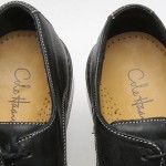 WOW! Mens shoes COLE HAAN black distressed leather lace up oxfords sz 11 M