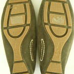 COLE HAAN Loden Green Suede DRIVING MOCS LOAFERS Shearling Lined MEN’S 8M EUC!