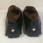 COLE HAAN MENS DRIVING MOCCASINS BLACK LEATHER LOAFERS SHOES SIZE 10.5 W GREAT
