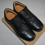 Mens COLE HAAN Air Conner Leather Lace Up Shoes Size 11 – Black/Black – NEW $198
