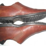 COLE HAAN MENS 12 M BROWN SLIP ON SHOES LOAFERS