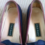 Men’s Cole Haan Two Tone Tassel Loafer Black Brown 11 D