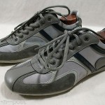 HUGO BOSS ORANGE MEN’S SEAMON LACE-UP CASUAL SNEAKERS PASTEL GREY 7 MED $150 HNP