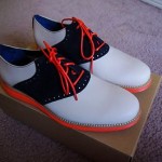 Cole Haan Lunar Grand Saddle Orange 8.5 lunargrand 8.5