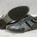 HUGO BOSS ORANGE MEN’S SEAMON LACE-UP CASUAL SNEAKERS PASTEL GREY 7 MED $150 HNP