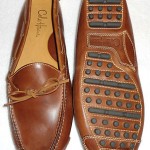 New COLE HAAN GUNNISON BROWN LEATHER MOCCASIN SHOES SLIP ON LOAFERS 13 M