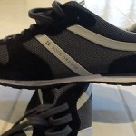 NWT. $150 Hugo Boss Orange Orlenno Men’s Shoes Size US 11 EU 44 Dark Grey (ORIET