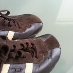 Amazing DIESEL all leather and suede trendy fashion shoes US 13M