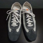 Men’s Boss by Hugo Boss Wing Tip Oxford Shoes Leather/Suede Sz 44 11 Grey/White