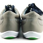 HUGO BOSS GREEN LABEL GILMOUR GRAY SHOES SNEAKERS LEATHER NEW SZ 10 43