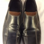 11.5 COLE HAAN VIBRAM Comfort Loafers Black with Brown Suede