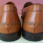 Mens COLE HAAN RESORT Tan Woven Leather Slip-On Loafers 10D