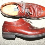 Cole Haan moc toe leather oxfords, size 12 M, dark brown leather