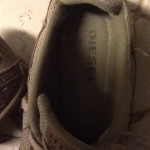 Mens Diesel Casual Shoes Tan And Green Size U S 9