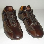 BOSS Hugo Boss Men’s Size 43 / 10 Brown Leather & Suede Fashion Sneakers Shoes