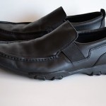 Men’s Cole Haan ‘Center WP’ Waterproof Black Leather Loafers, size 10 1/2 M