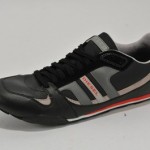 MEN DIESEL GUNNER BLACK GRAY RED CLASSIC 11 NIB NO RESERVE