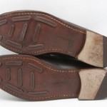 Mens shoes COLE HAAN Handsewn brown leather buckle moccasin loafers sz 11.5 M