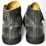 $350 NEW Diesel TATRA ORIGINAL Black Leather Ankle Boots 45/12