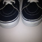 BNWOB Mens VANS Black Blue White SZ9 US  SK8-HI Classic