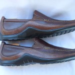 COLE HAAN BROWN LEATHER SLIP ON LOAFERS SIZE 10.5 MEDIUM