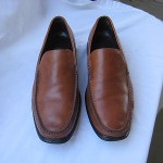COLE HAAN BROWN LEATHER SLIP ON  LOAFERS  MENS SIZE 9.5 MEDIUM