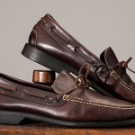 sz 11 M Cole Haan Country brown leather moccasin slip on boat deck shoe S1