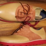 Men’s COLE HAAN Lunargrand Sz 11.5 SADDLE Shoes NEW RED/TAN