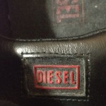 Diesel Footwear Men’s Or Women’s Black Leather Sneaker Evelyn Size 11, Men’s 9