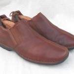 COLE HAAN MENS 12 M BROWN SLIP ON SHOES LOAFERS