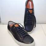 HUGO BOSS Selection Mens Shoes Fashion Navy Leather Sneakers  Eur 43, US 10