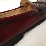 COLE HAAN mens Size 11 brown leather penny loafers slip on casual shoes