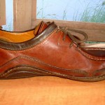 COLE HAAN ~ MENS BROWN DISTRESSED LEATHER DRIVING SHOES 8.5M ~ COMFY!
