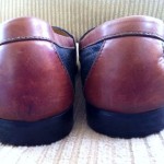 Men’s Cole Haan Two Tone Tassel Loafer Black Brown 11 D