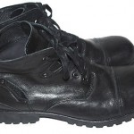 Men’s DIESEL Workmate II Classic Black Leather Ankle Boots Sz 10.5 / EU 44
