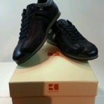 Boss Orange Hugo Boss MensSilvans LeatherSuede sneakers navy blue(50235181-401)